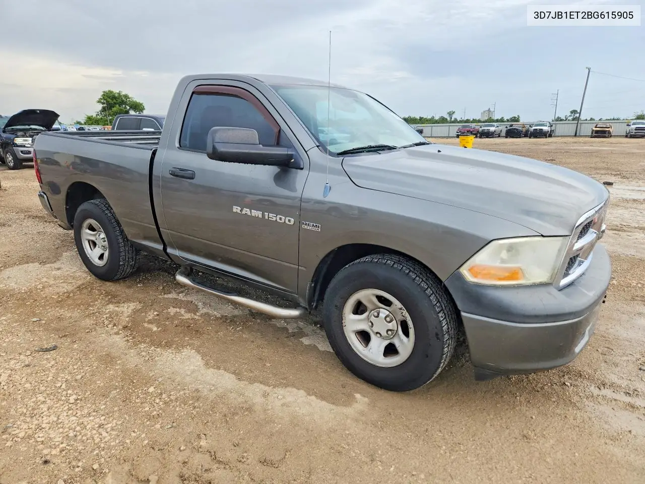 2011 Dodge Ram 1500 VIN: 3D7JB1ET2BG615905 Lot: 61607246