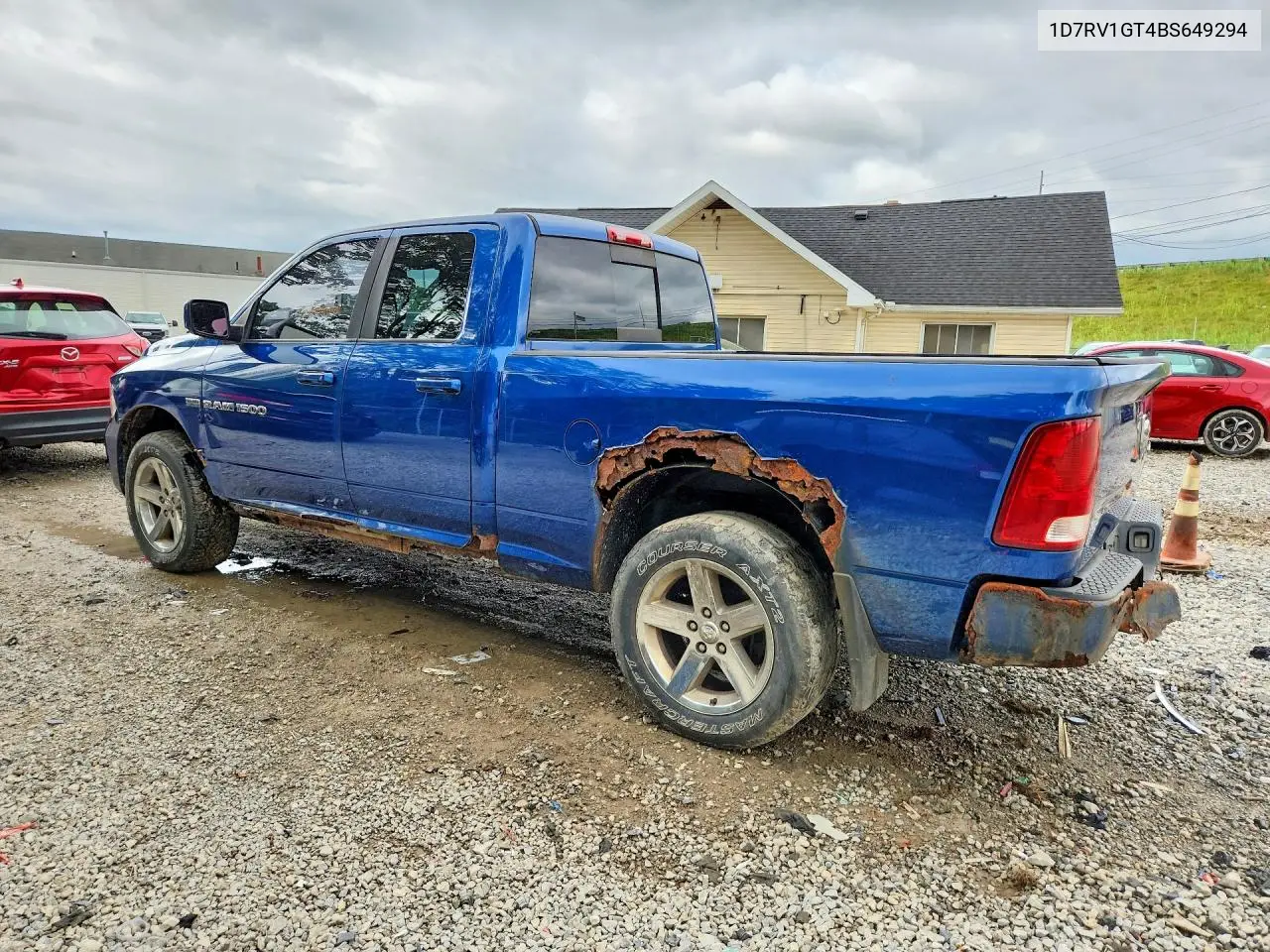 2011 Dodge Ram 1500 VIN: 1D7RV1GT4BS649294 Lot: 62021936
