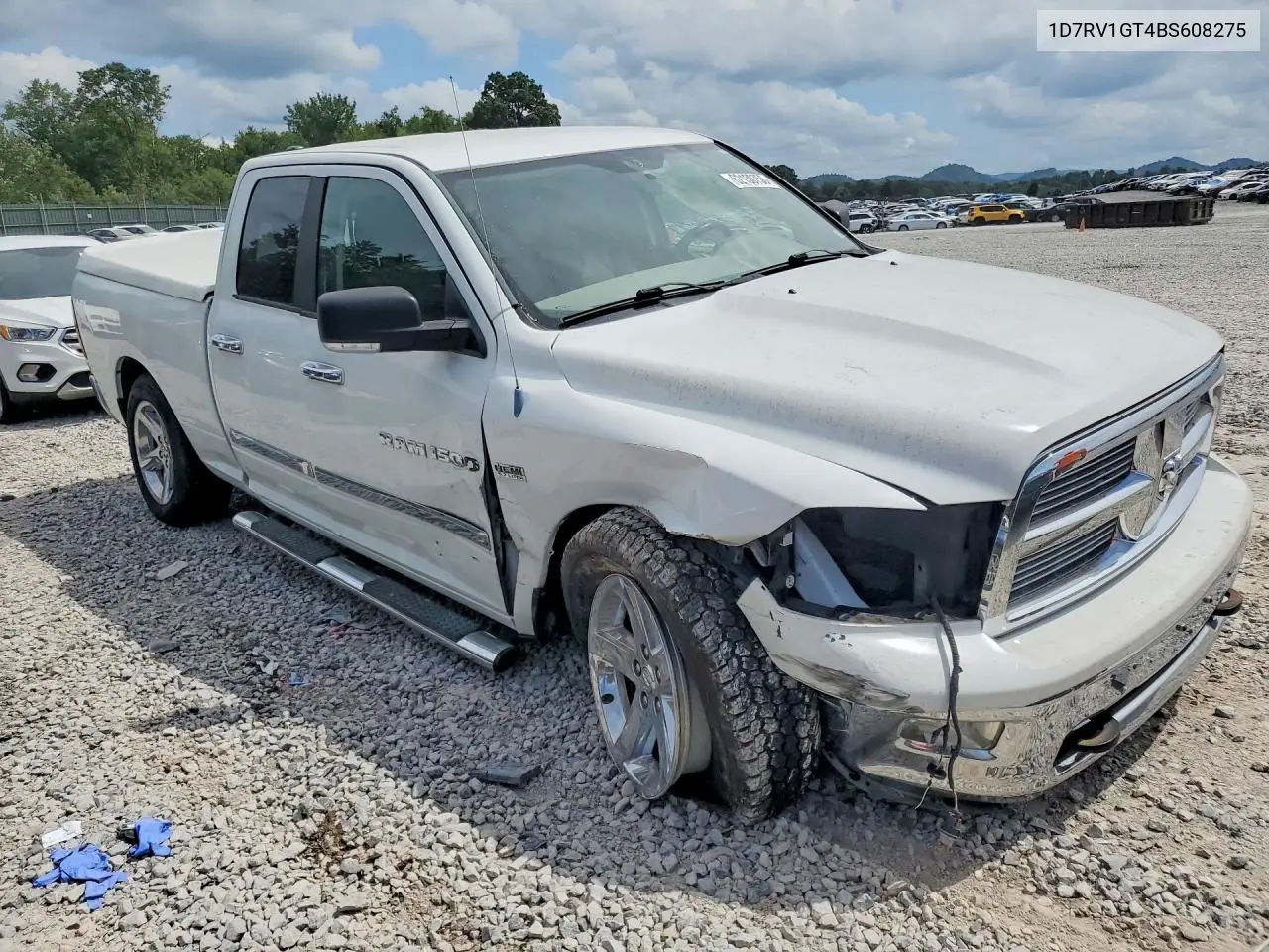 2011 Dodge Ram 1500 VIN: 1D7RV1GT4BS608275 Lot: 62130756