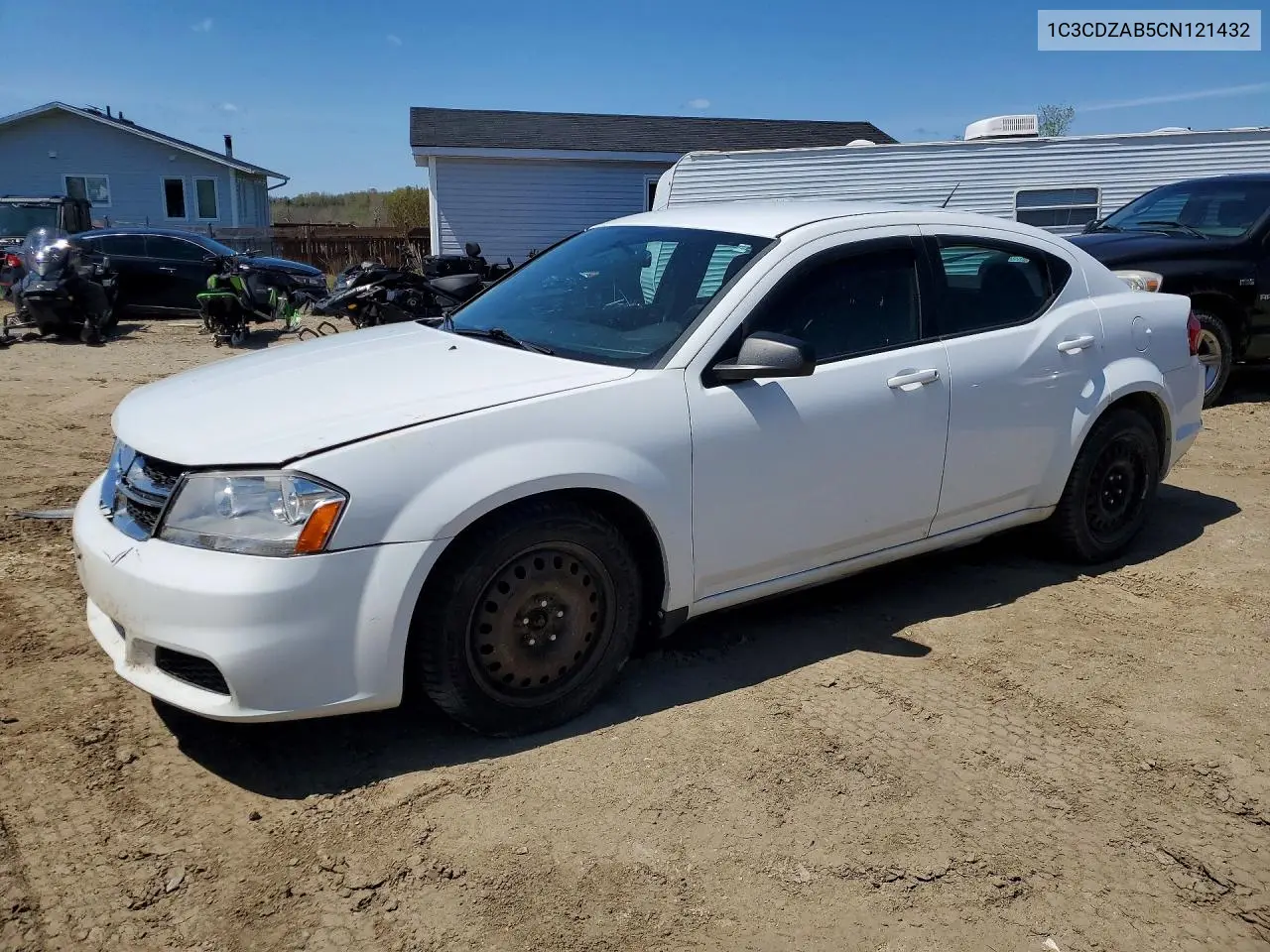 2012 Dodge Avenger Se VIN: 1C3CDZAB5CN121432 Lot: 52994786