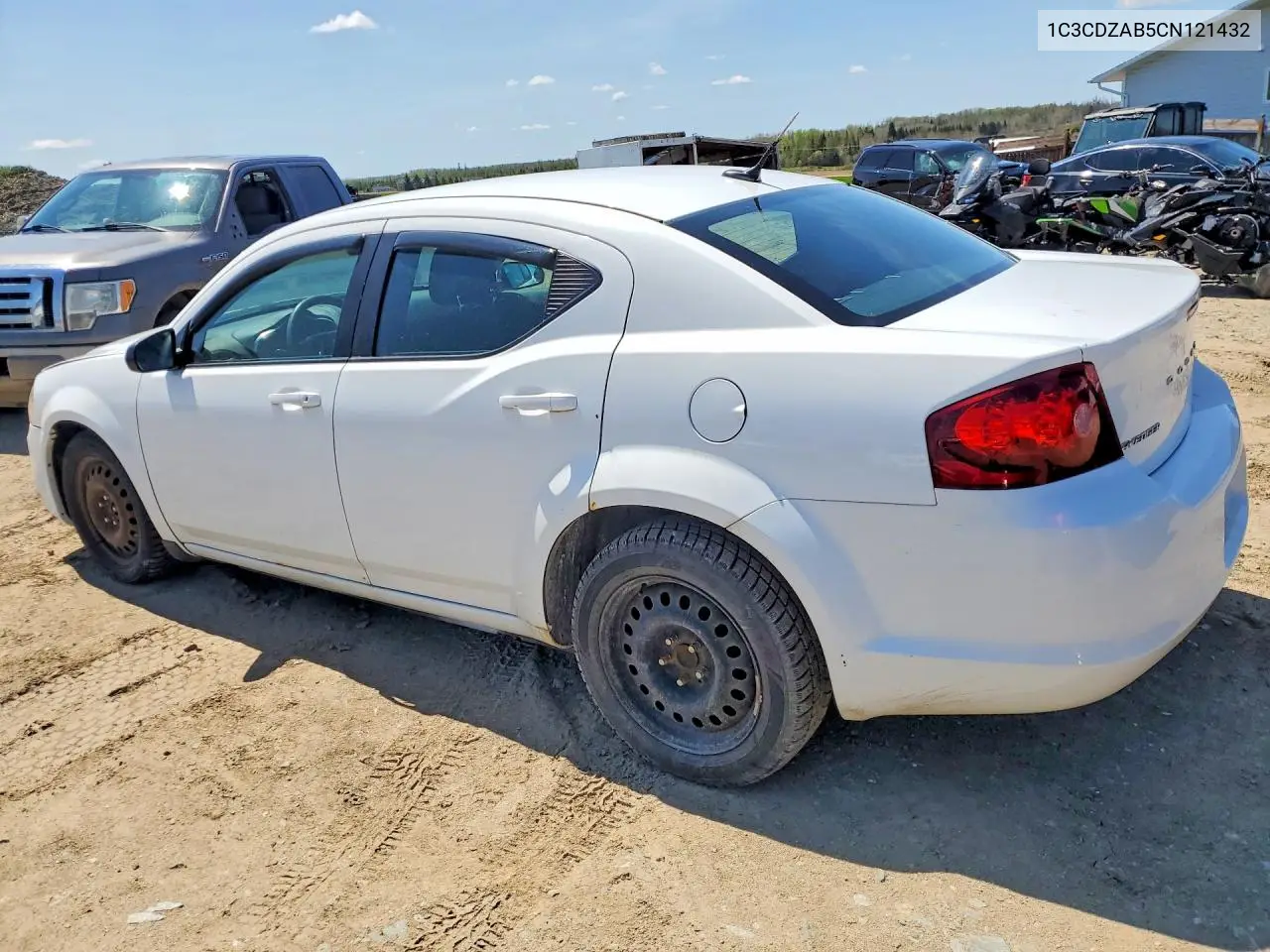 2012 Dodge Avenger Se VIN: 1C3CDZAB5CN121432 Lot: 52994786