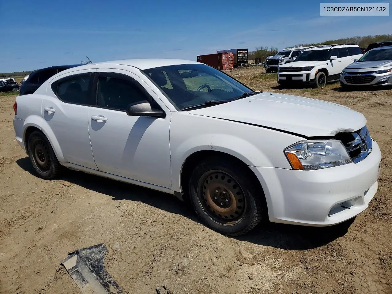 2012 Dodge Avenger Se VIN: 1C3CDZAB5CN121432 Lot: 52994786