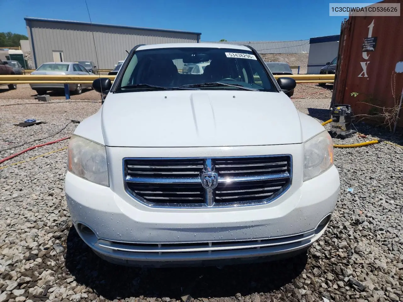 2012 Dodge Caliber Sxt VIN: 1C3CDWDA1CD536626 Lot: 53438296