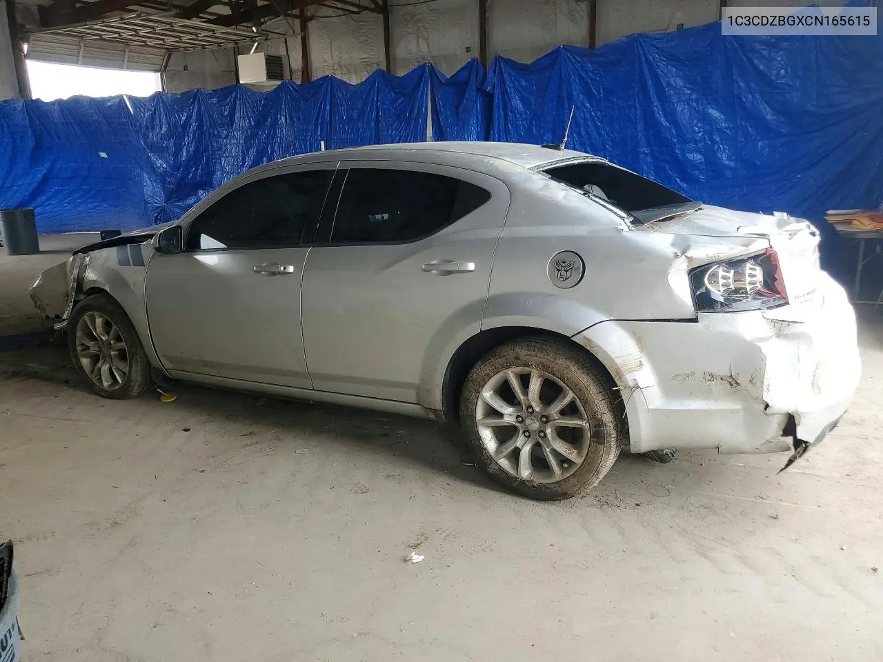 2012 Dodge Avenger R VIN: 1C3CDZBGXCN165615 Lot: 55339776