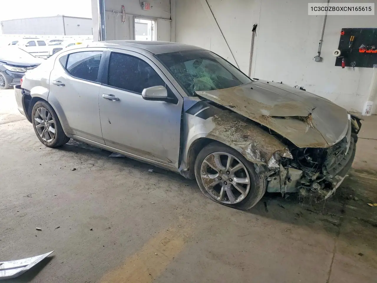 2012 Dodge Avenger R VIN: 1C3CDZBGXCN165615 Lot: 55339776