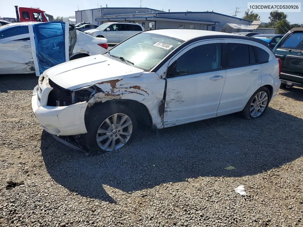 2012 Dodge Caliber VIN: 1C3CDWEA7CD530926 Lot: 55730356