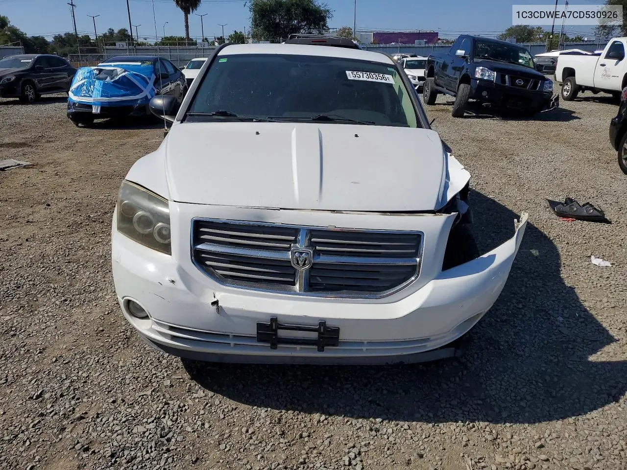 2012 Dodge Caliber VIN: 1C3CDWEA7CD530926 Lot: 55730356