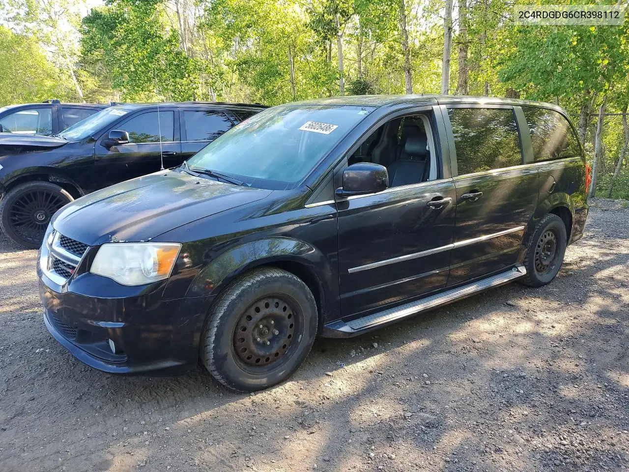 2012 Dodge Grand Caravan Crew VIN: 2C4RDGDG6CR398112 Lot: 56026486