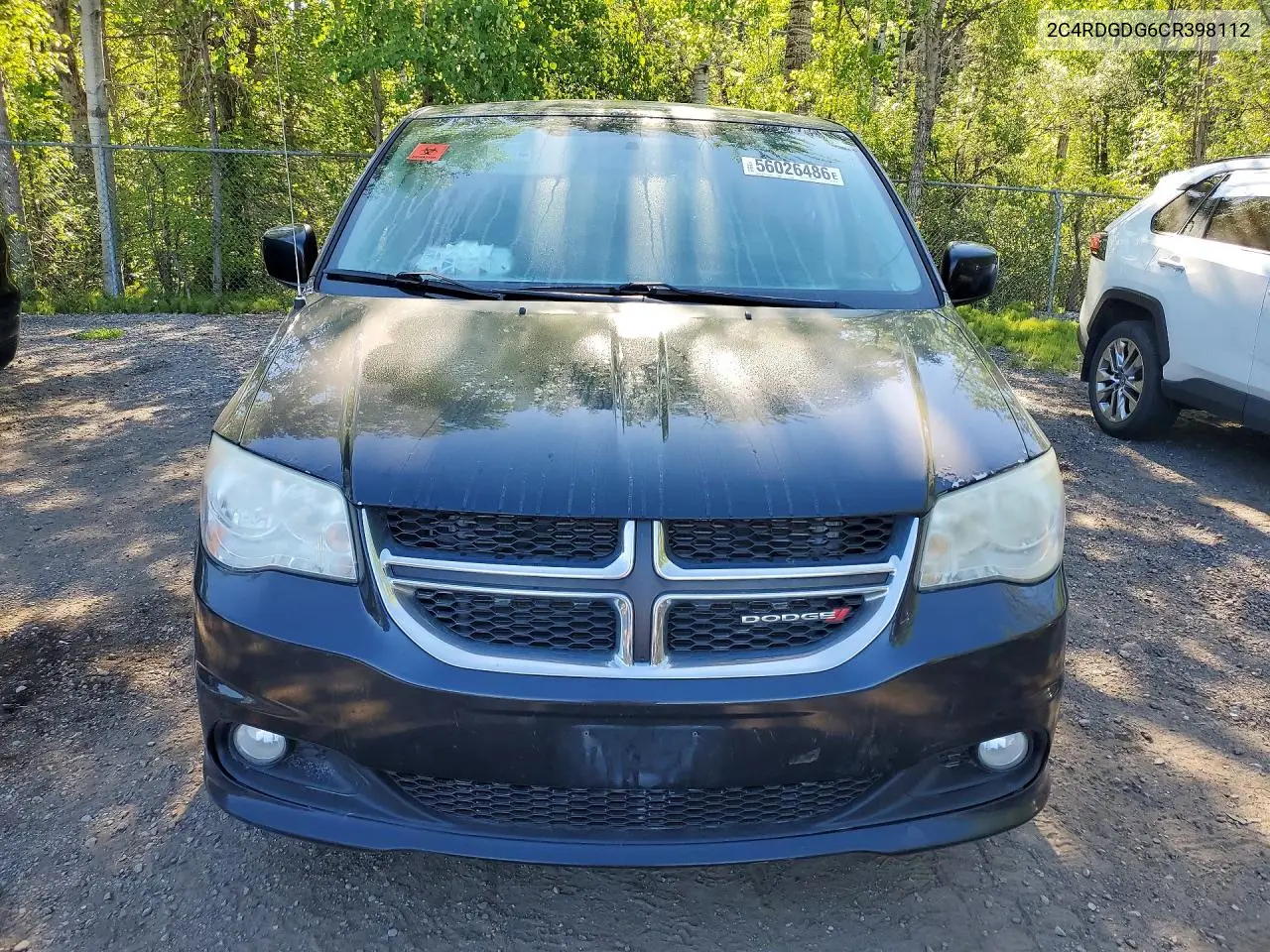 2012 Dodge Grand Caravan Crew VIN: 2C4RDGDG6CR398112 Lot: 56026486
