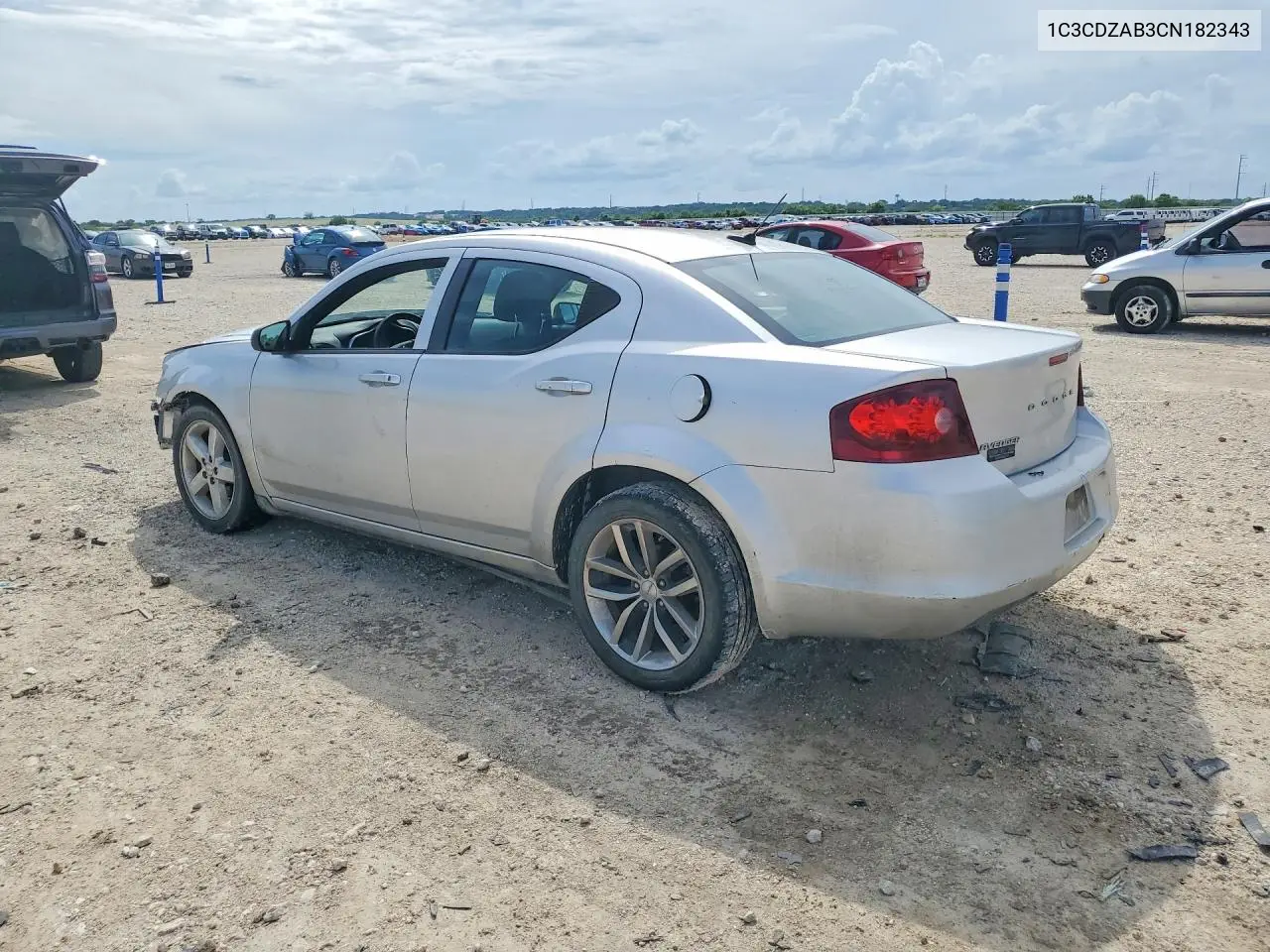 2012 Dodge Avenger Se VIN: 1C3CDZAB3CN182343 Lot: 56098316