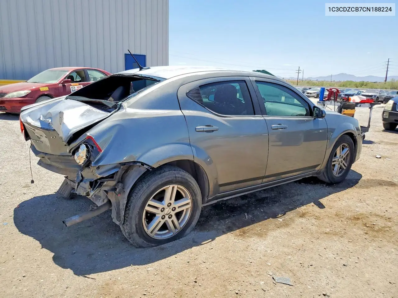 2012 Dodge Avenger Sxt VIN: 1C3CDZCB7CN188224 Lot: 56442656