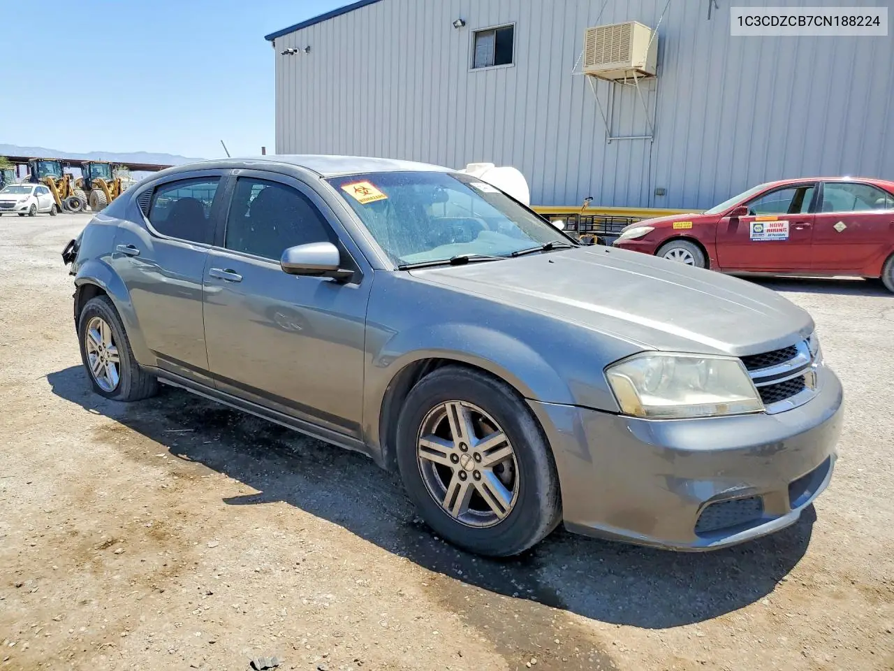 2012 Dodge Avenger Sxt VIN: 1C3CDZCB7CN188224 Lot: 56442656