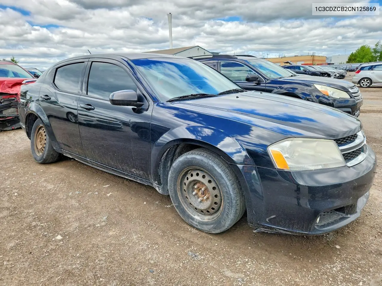 2012 Dodge Avenger Sxt VIN: 1C3CDZCB2CN125869 Lot: 56859616