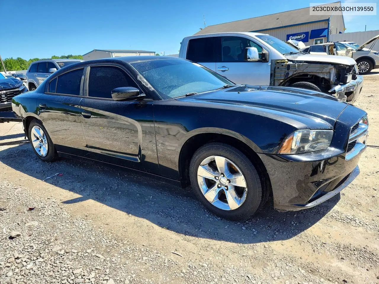 2012 Dodge Charger Se VIN: 2C3CDXBG3CH139550 Lot: 57950416