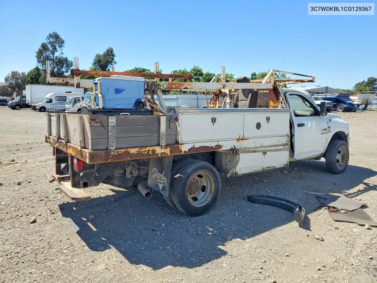 2012 Dodge Ram 4500 St VIN: 3C7WDKBL1CG129367 Lot: 58263446
