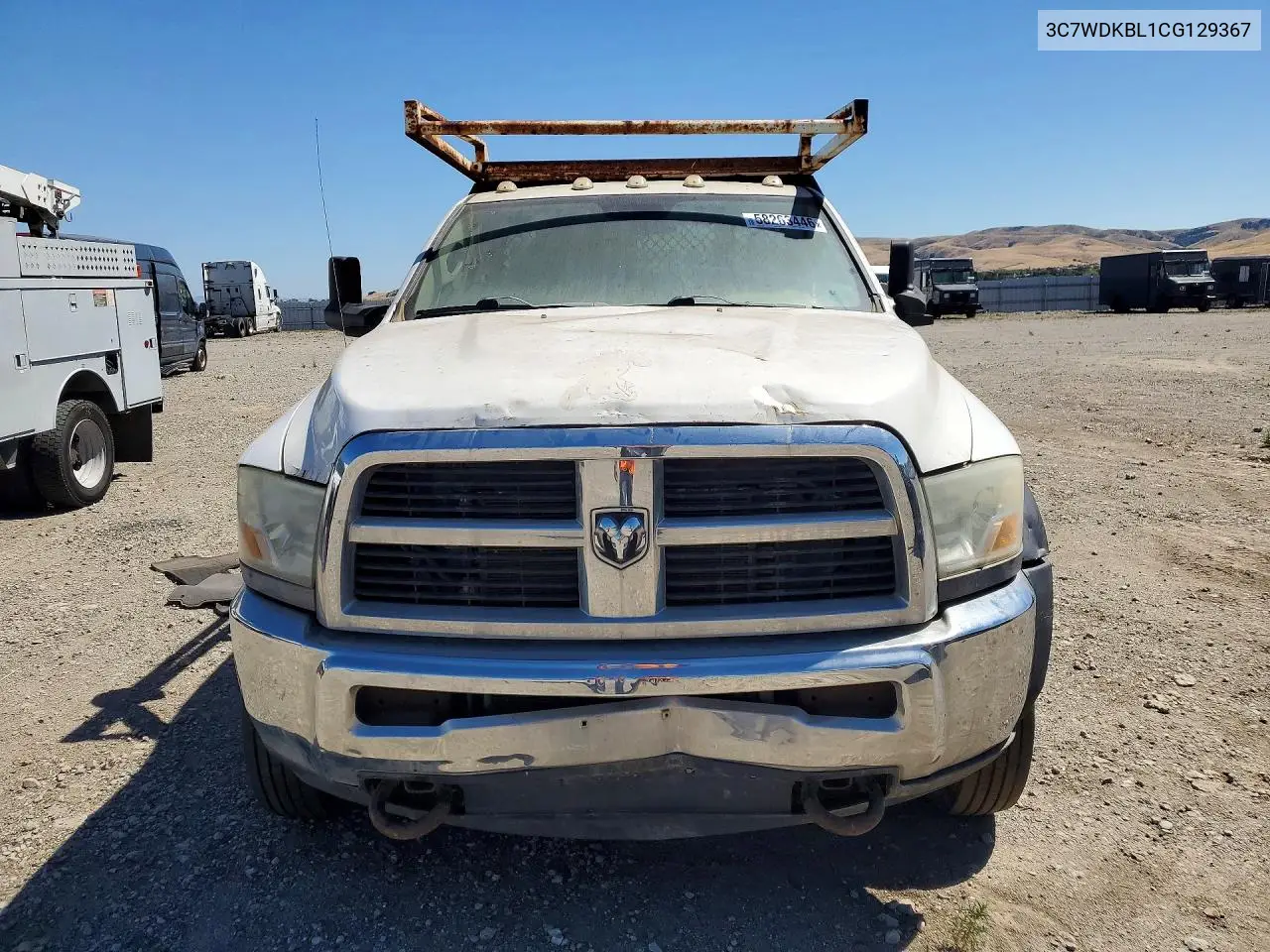2012 Dodge Ram 4500 St VIN: 3C7WDKBL1CG129367 Lot: 58263446