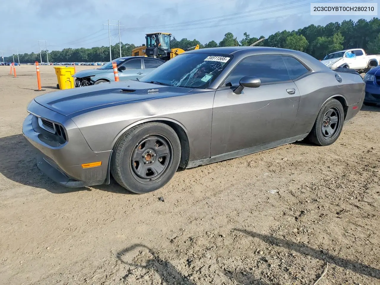 2012 Dodge Challenger R VIN: 2C3CDYBT0CH280210 Lot: 58511566