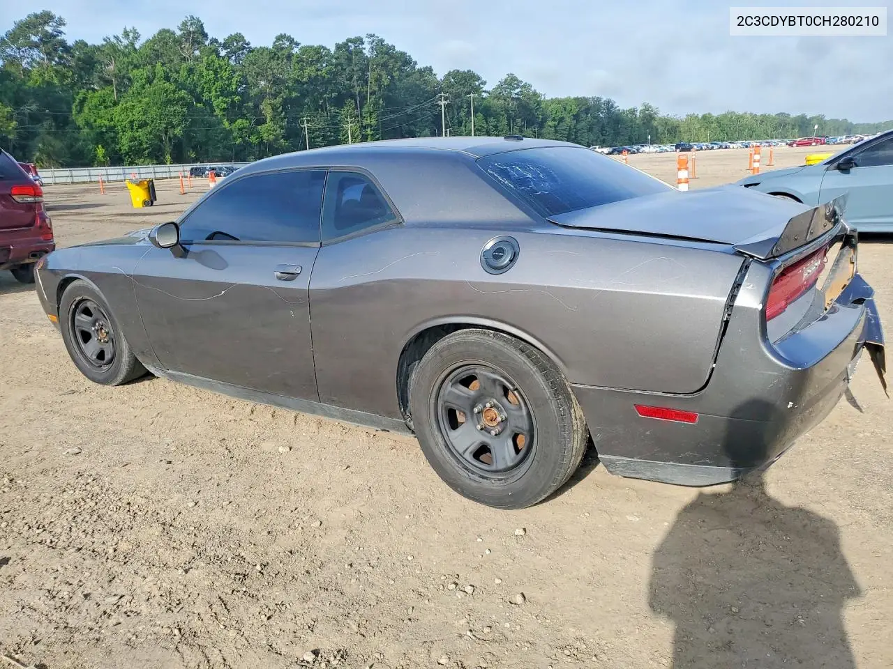 2012 Dodge Challenger R VIN: 2C3CDYBT0CH280210 Lot: 58511566