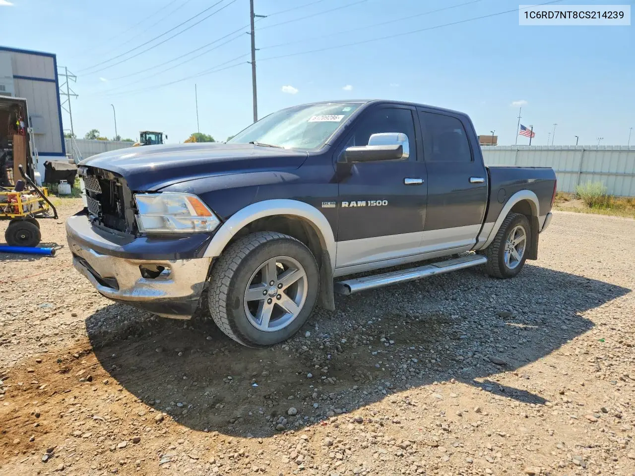 2012 Dodge Ram 1500 Laramie VIN: 1C6RD7NT8CS214239 Lot: 61209286