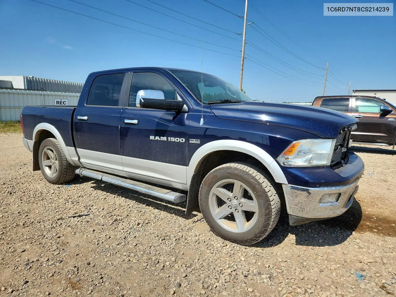2012 Dodge Ram 1500 Laramie VIN: 1C6RD7NT8CS214239 Lot: 61209286