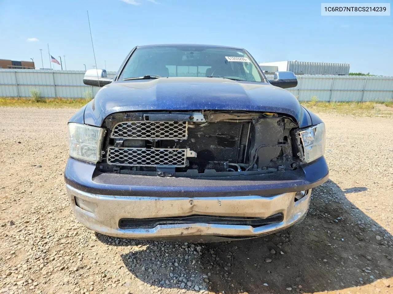 2012 Dodge Ram 1500 Laramie VIN: 1C6RD7NT8CS214239 Lot: 61209286
