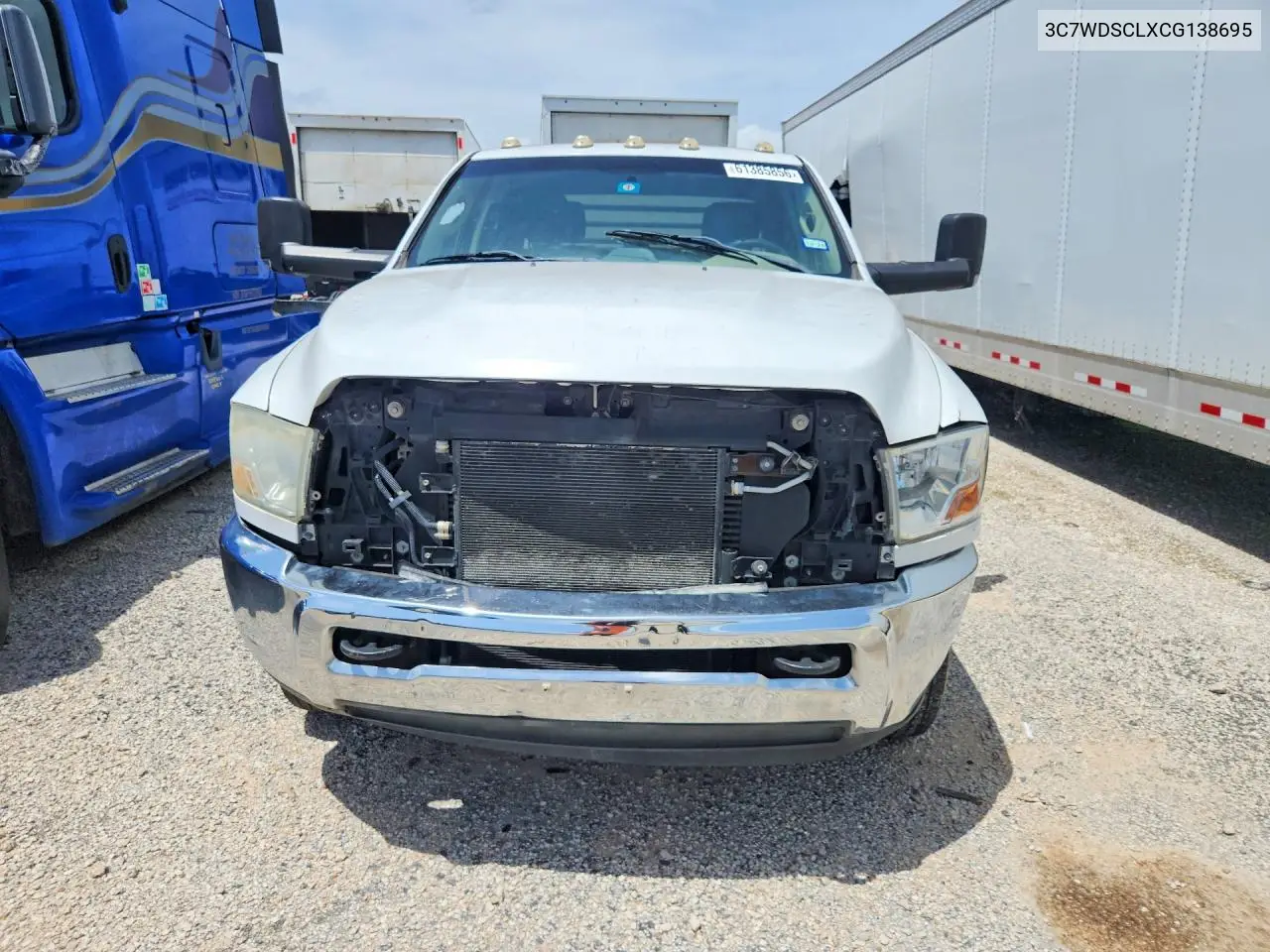 2012 Dodge Ram 3500 St VIN: 3C7WDSCLXCG138695 Lot: 61385856