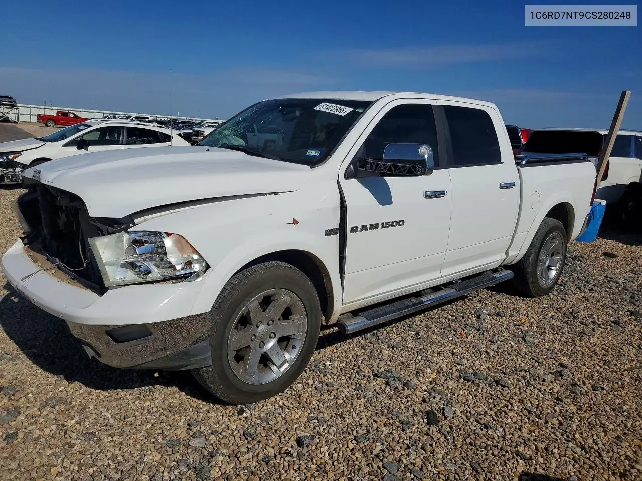 2012 Dodge Ram 1500 Laramie VIN: 1C6RD7NT9CS280248 Lot: 61423986