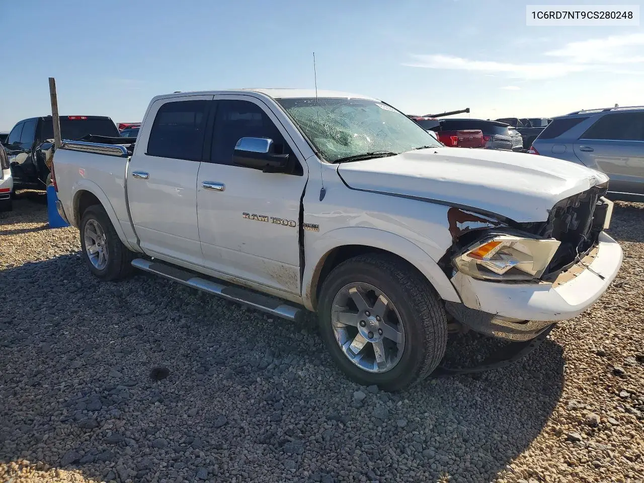 2012 Dodge Ram 1500 Laramie VIN: 1C6RD7NT9CS280248 Lot: 61423986