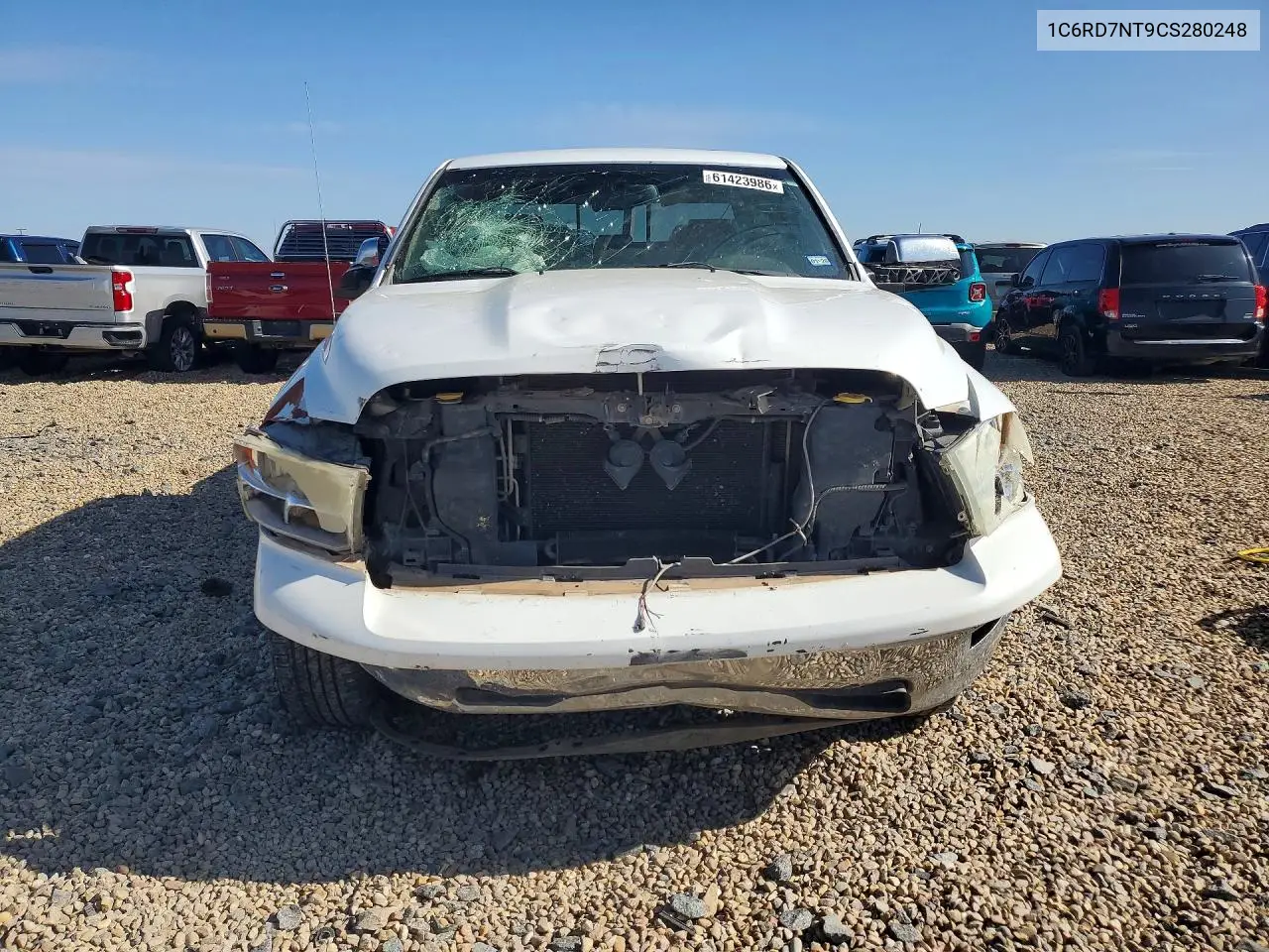 2012 Dodge Ram 1500 Laramie VIN: 1C6RD7NT9CS280248 Lot: 61423986