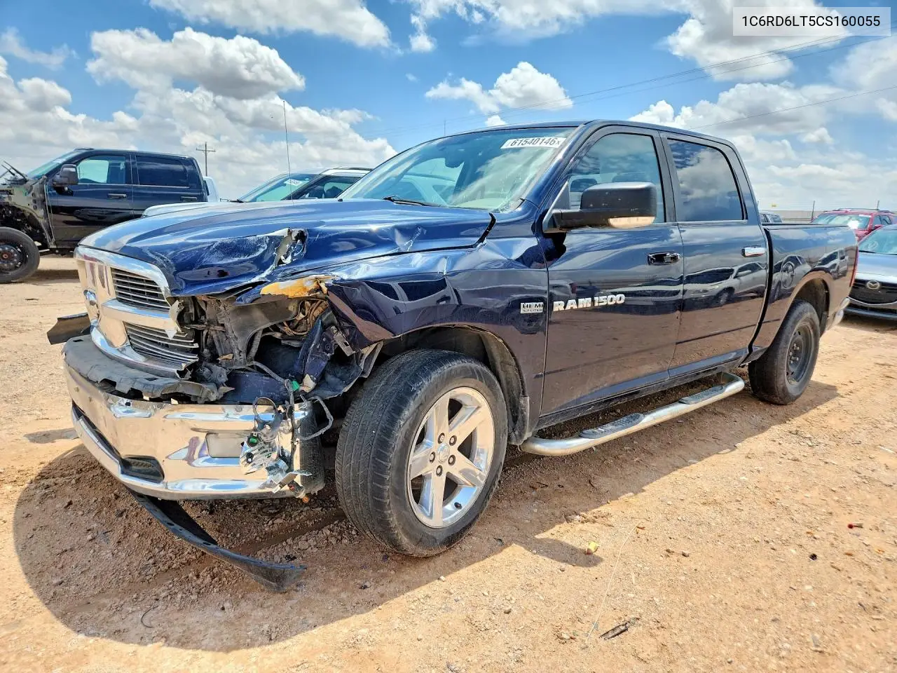 2012 Dodge Ram 1500 Slt VIN: 1C6RD6LT5CS160055 Lot: 61540146