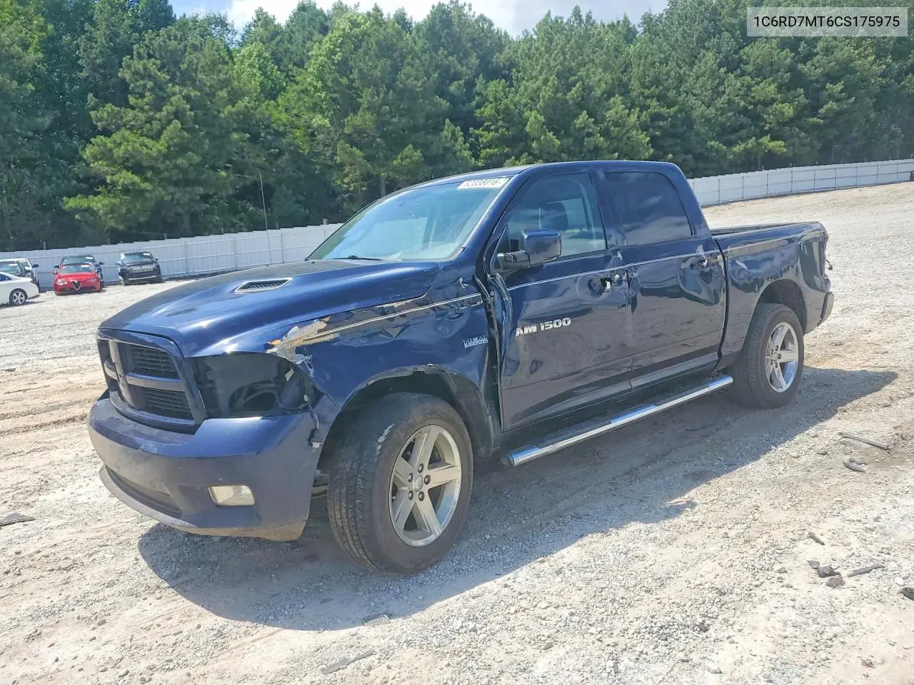 2012 Dodge Ram 1500 Sport VIN: 1C6RD7MT6CS175975 Lot: 62038016