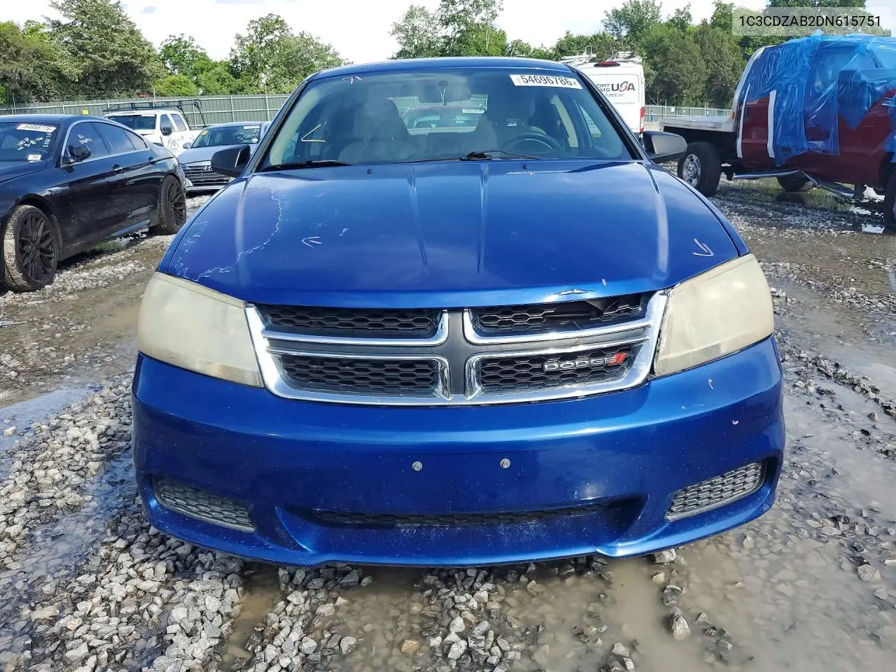 2013 Dodge Avenger Se VIN: 1C3CDZAB2DN615751 Lot: 54696786