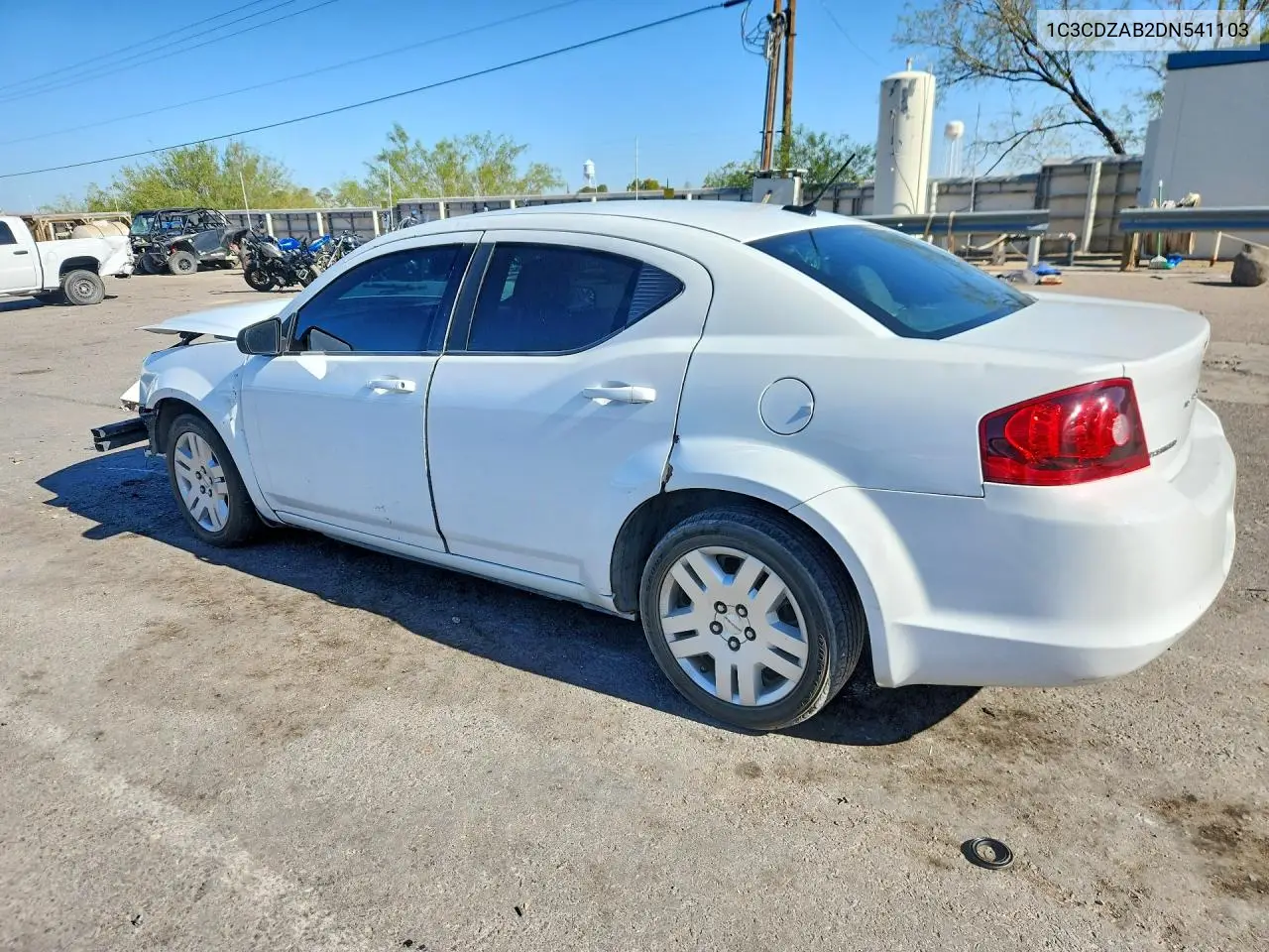 2013 Dodge Avenger VIN: 1C3CDZAB2DN541103 Lot: 54951916