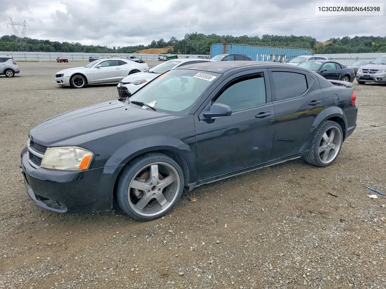 2013 Dodge Avenger Se VIN: 1C3CDZAB8DN645398 Lot: 55055936