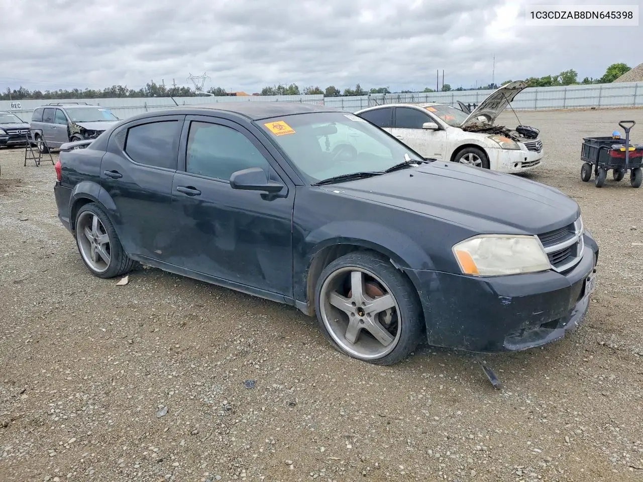 2013 Dodge Avenger Se VIN: 1C3CDZAB8DN645398 Lot: 55055936