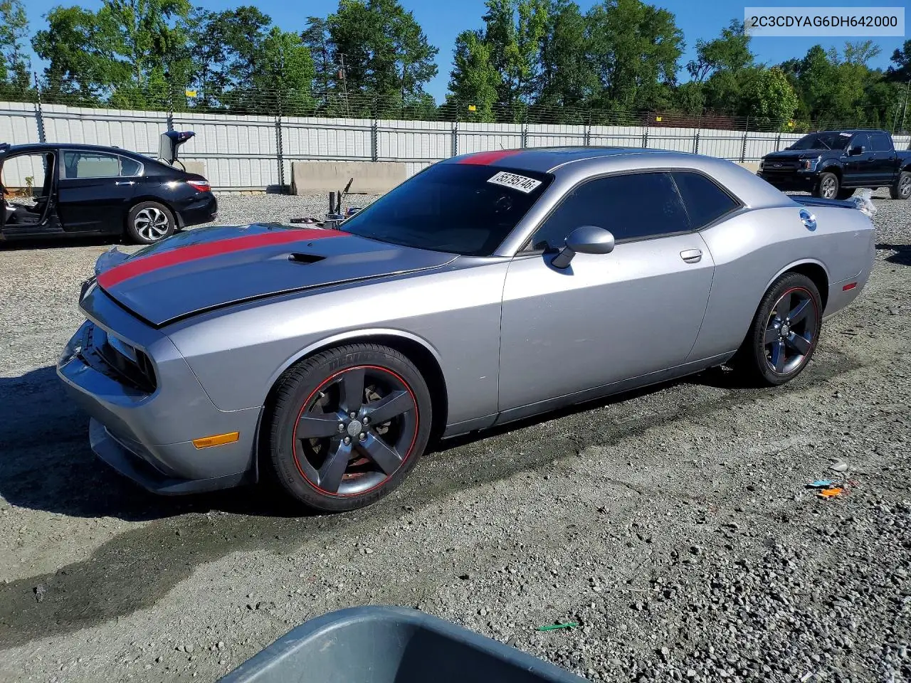 2013 Dodge Challenger Sxt VIN: 2C3CDYAG6DH642000 Lot: 55795746