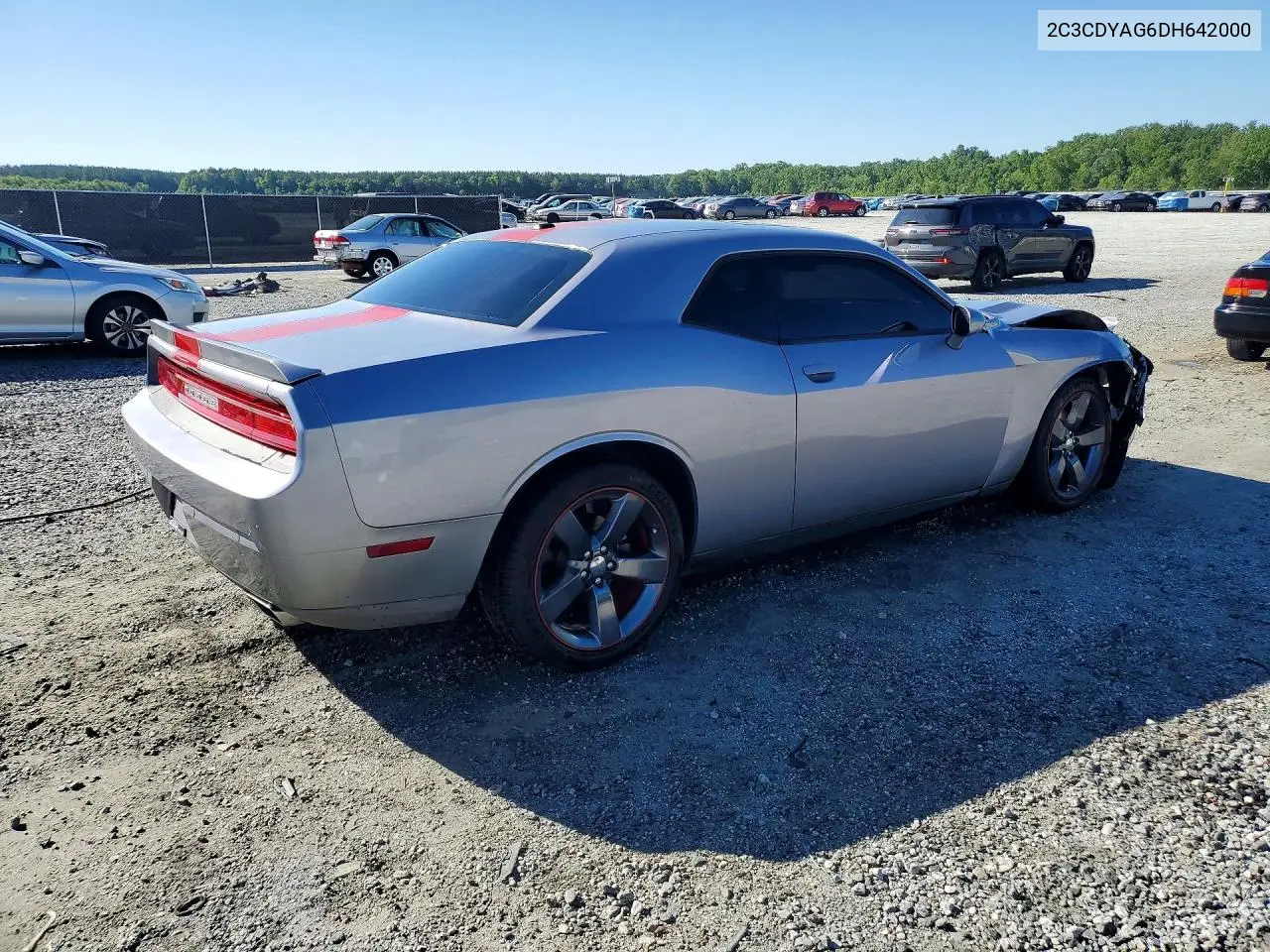 2013 Dodge Challenger Sxt VIN: 2C3CDYAG6DH642000 Lot: 55795746
