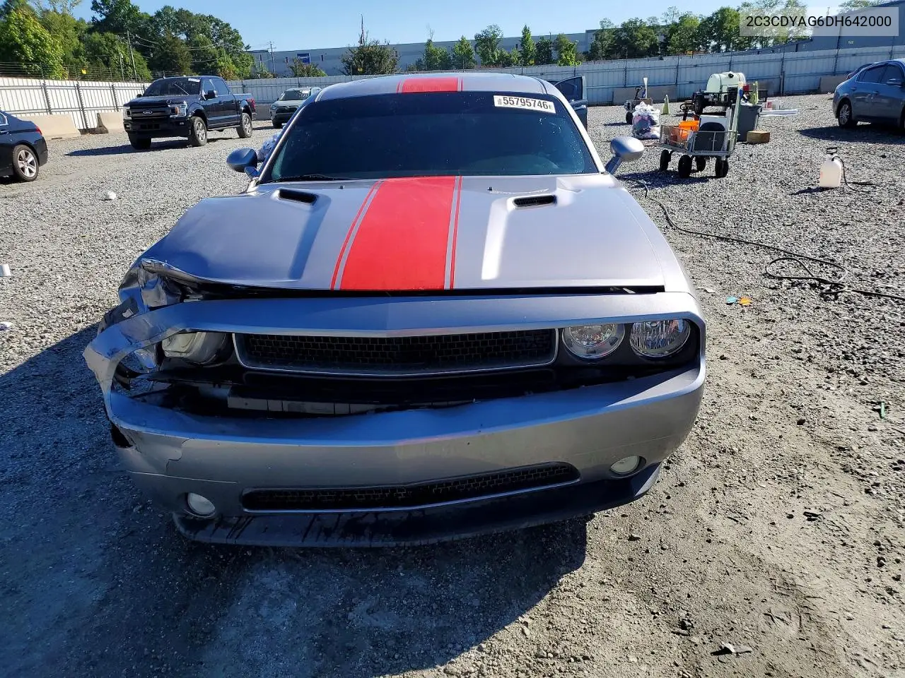 2013 Dodge Challenger Sxt VIN: 2C3CDYAG6DH642000 Lot: 55795746
