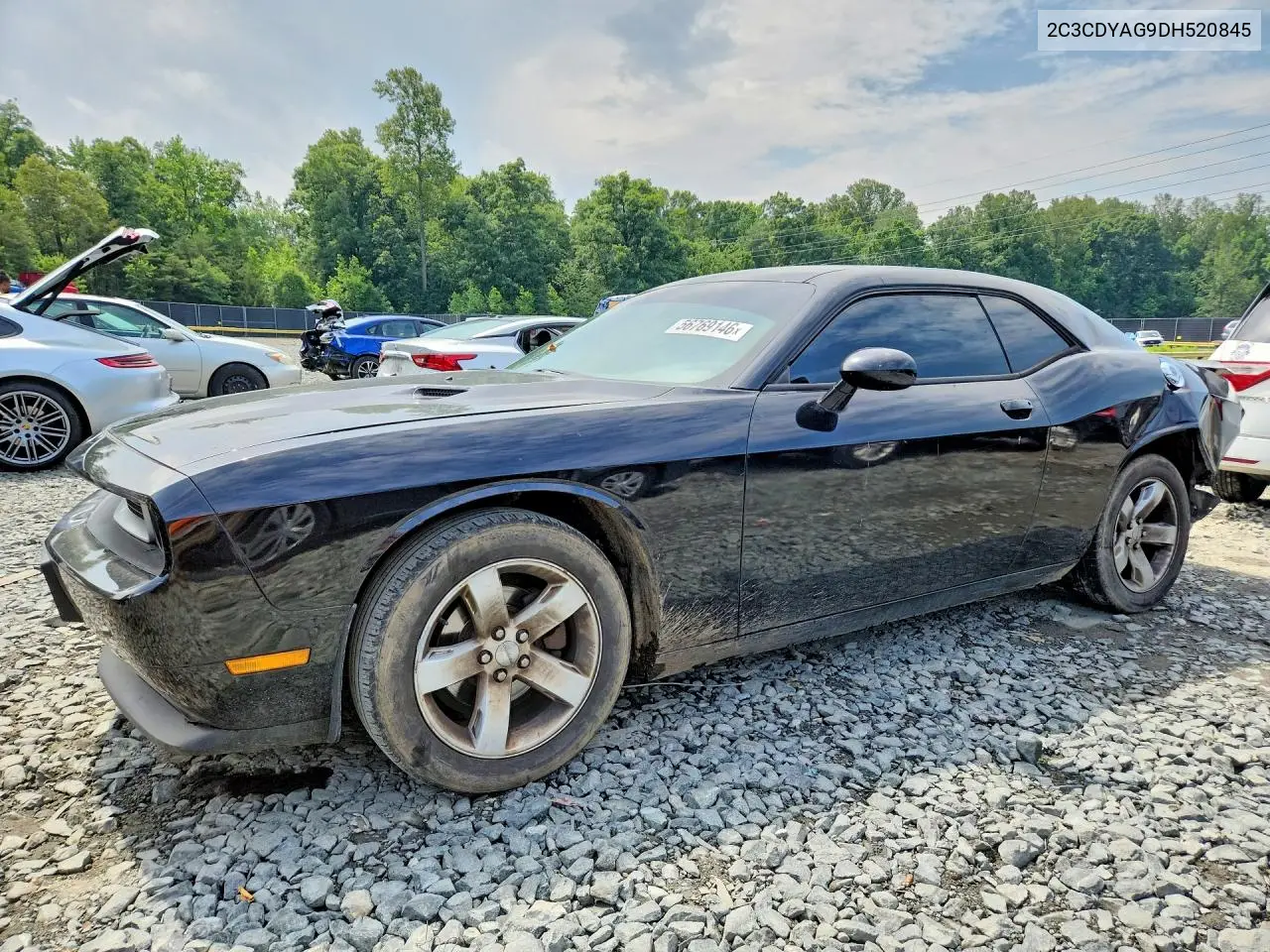 2013 Dodge Challenger Sxt VIN: 2C3CDYAG9DH520845 Lot: 56769146