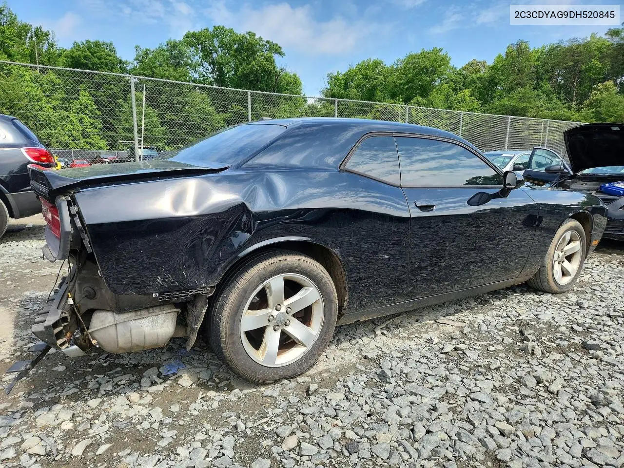 2013 Dodge Challenger Sxt VIN: 2C3CDYAG9DH520845 Lot: 56769146