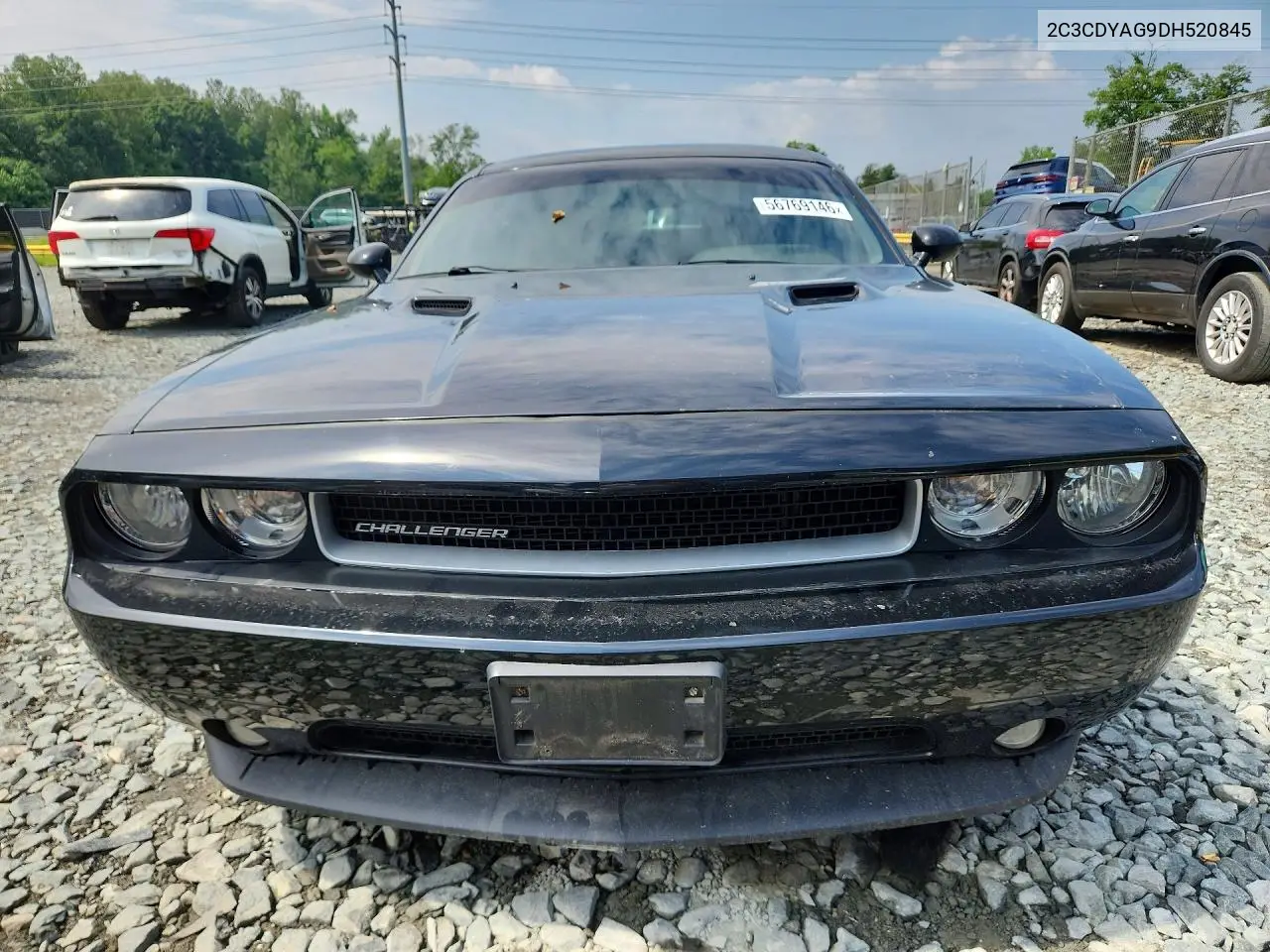 2013 Dodge Challenger Sxt VIN: 2C3CDYAG9DH520845 Lot: 56769146