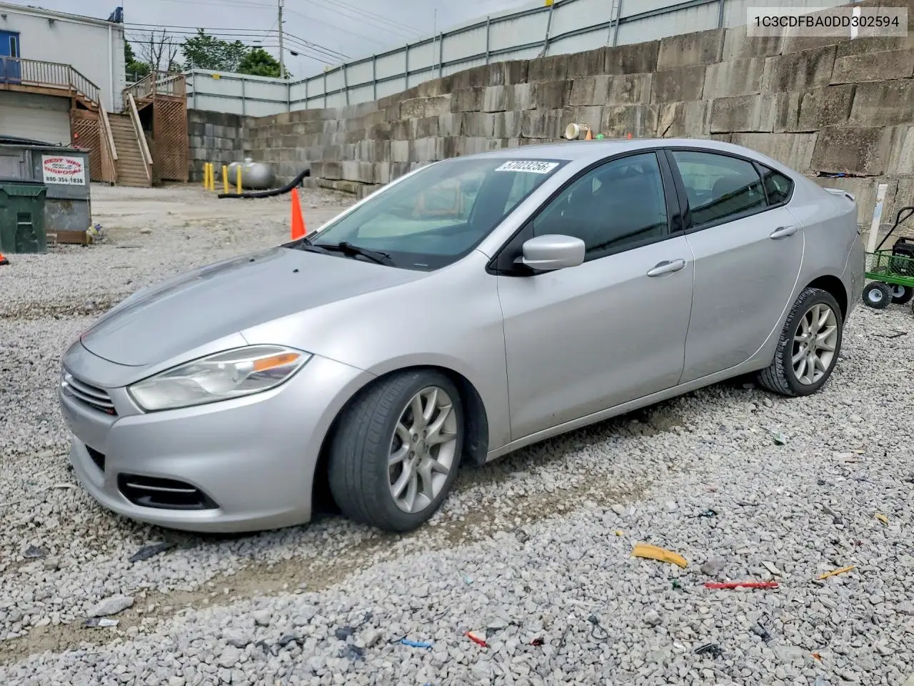 2013 Dodge Dart Sxt VIN: 1C3CDFBA0DD302594 Lot: 57023256