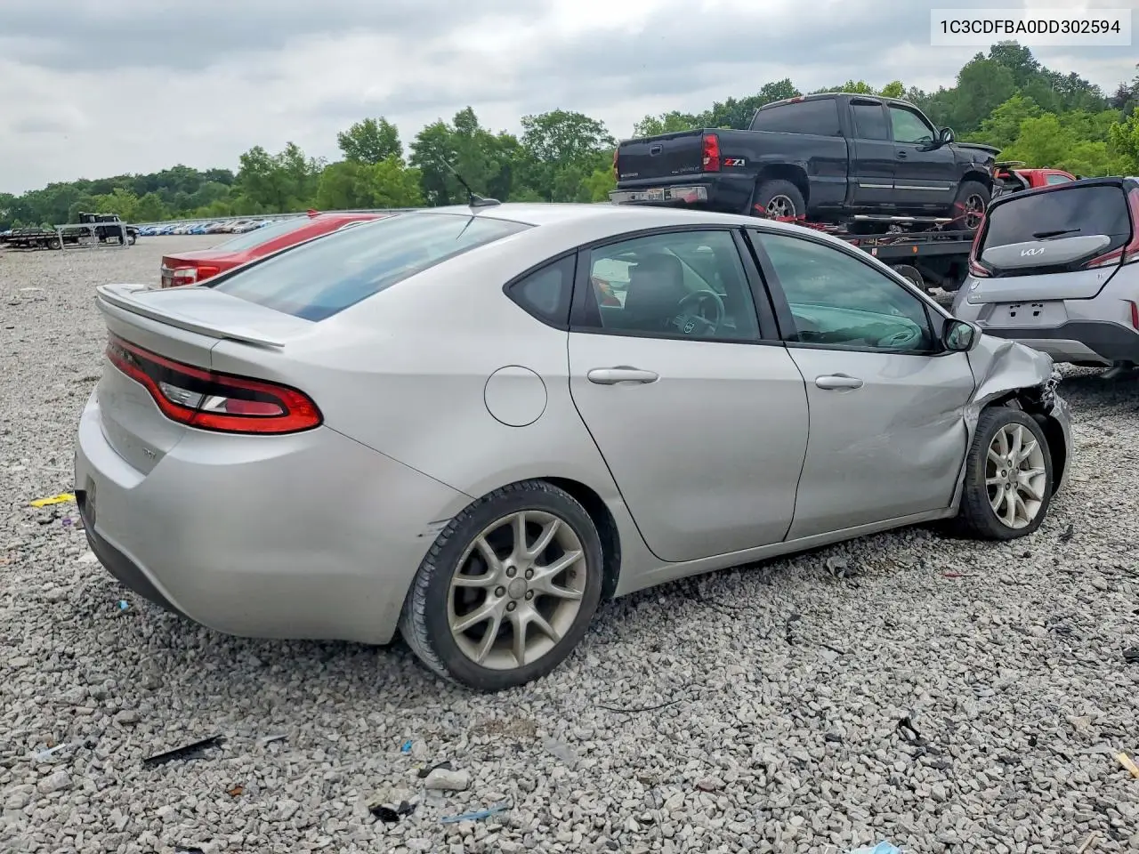 2013 Dodge Dart Sxt VIN: 1C3CDFBA0DD302594 Lot: 57023256