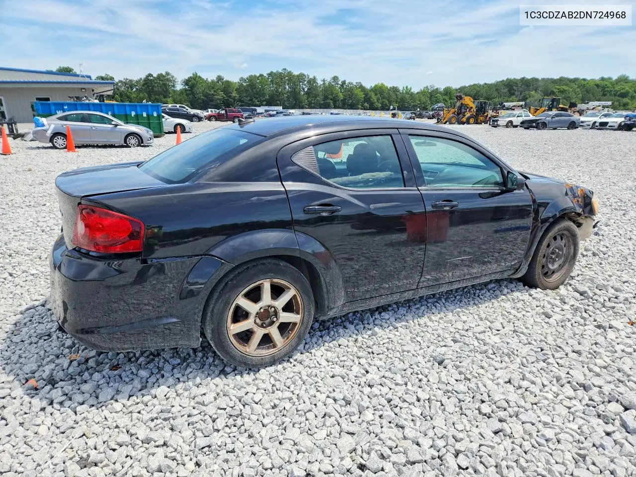2013 Dodge Avenger Se VIN: 1C3CDZAB2DN724968 Lot: 57516786