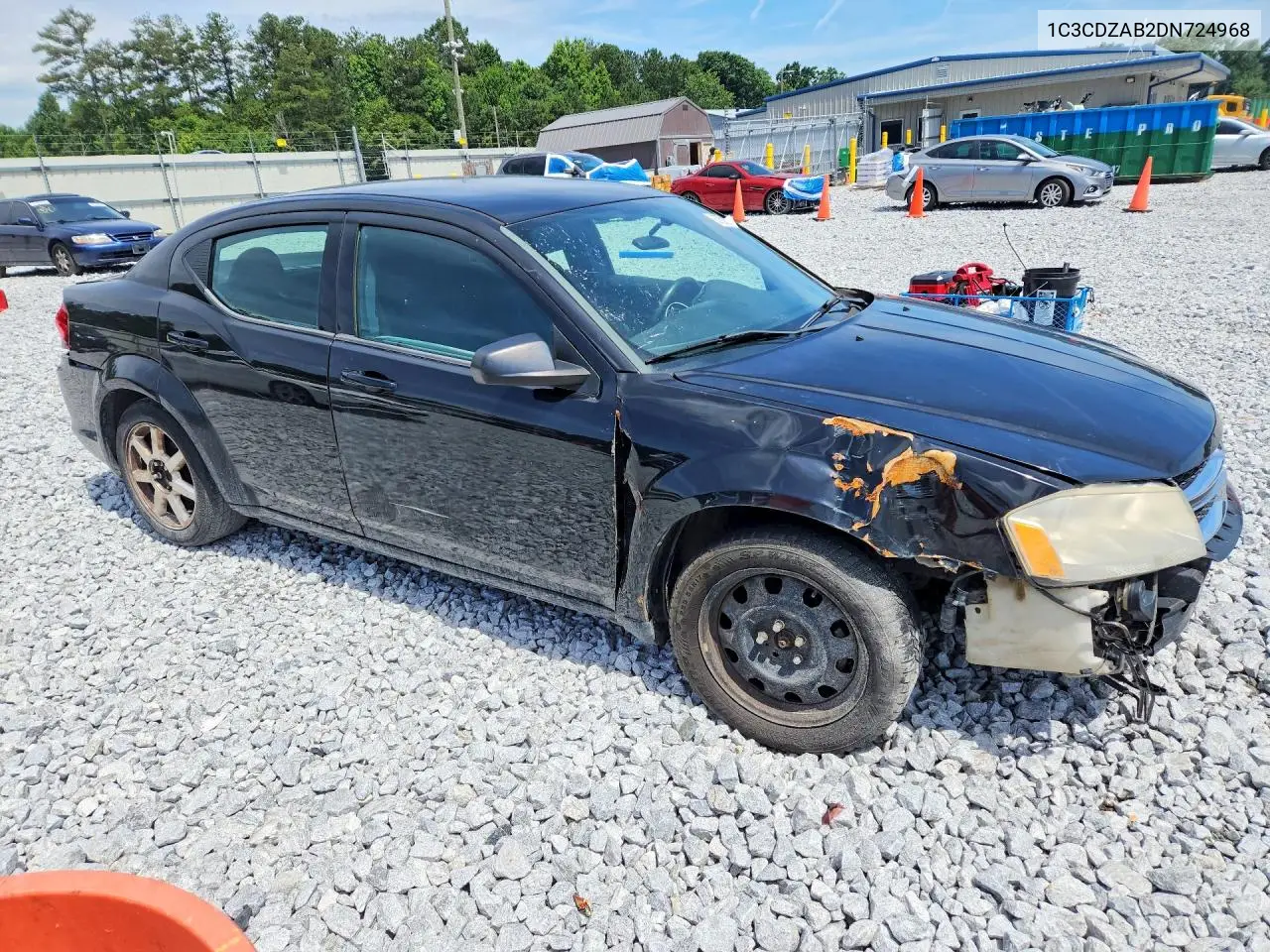2013 Dodge Avenger Se VIN: 1C3CDZAB2DN724968 Lot: 57516786