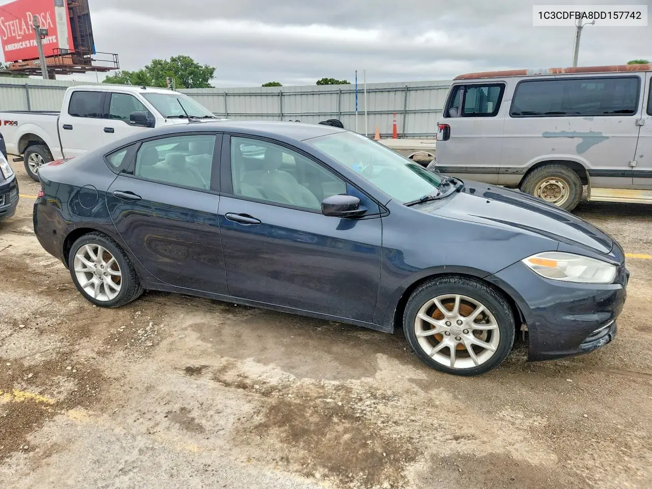 2013 Dodge Dart Sxt VIN: 1C3CDFBA8DD157742 Lot: 57584796