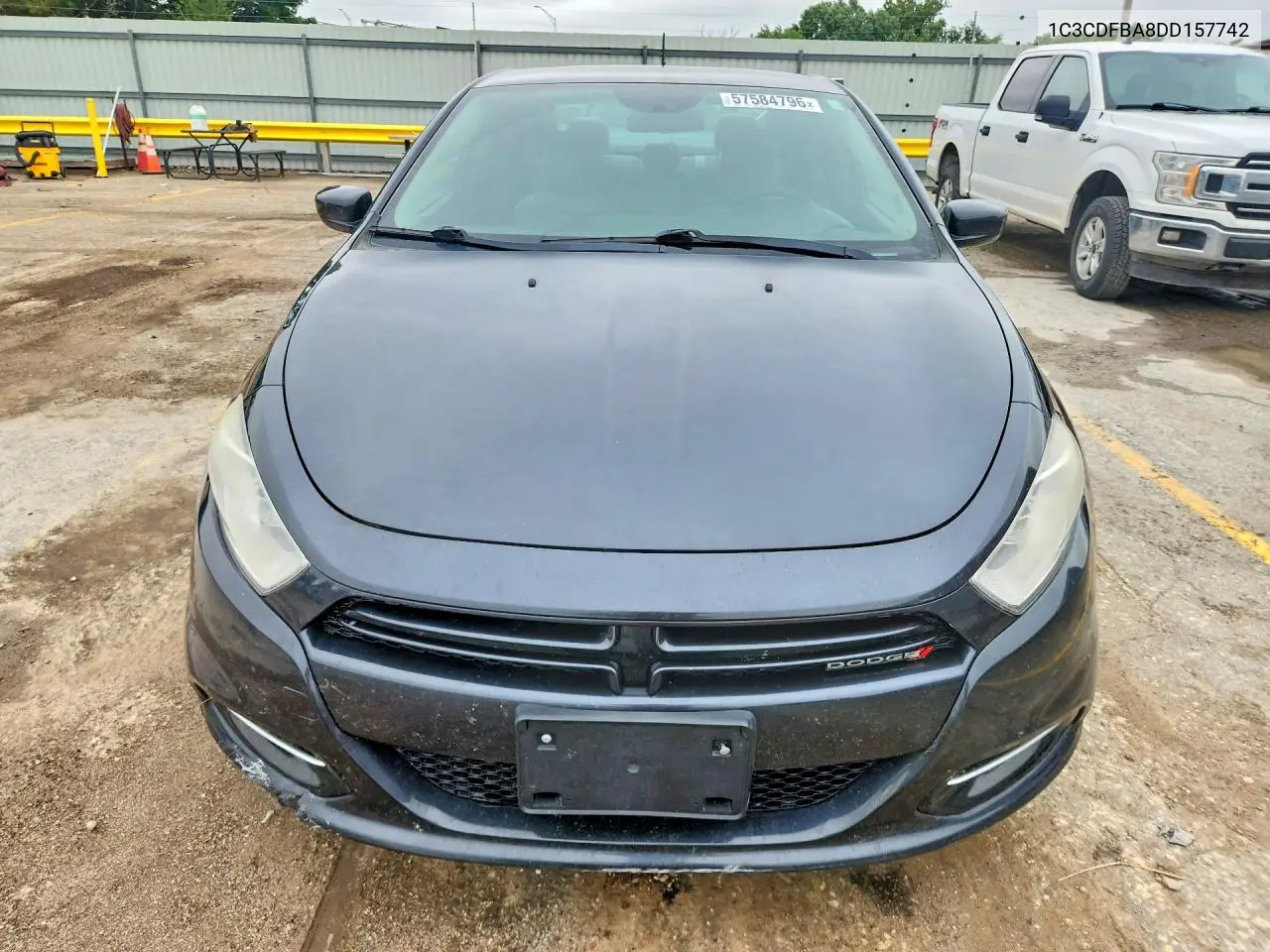 2013 Dodge Dart Sxt VIN: 1C3CDFBA8DD157742 Lot: 57584796