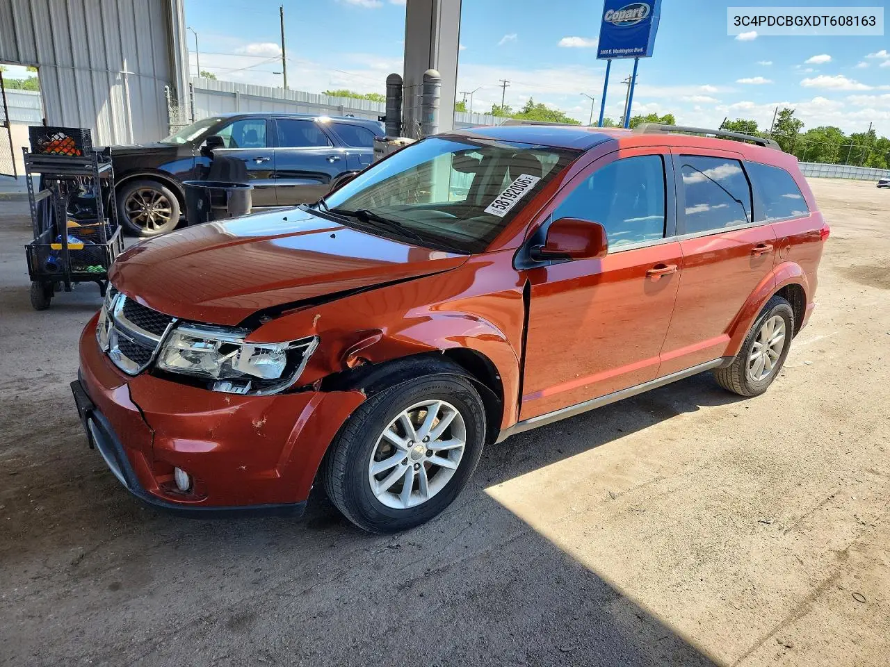 2013 Dodge Journey Sxt VIN: 3C4PDCBGXDT608163 Lot: 58192006