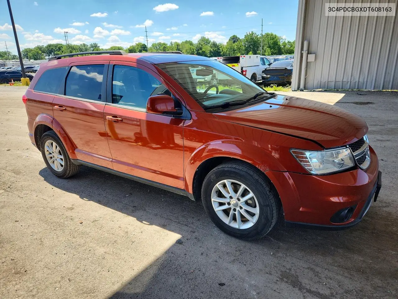 2013 Dodge Journey Sxt VIN: 3C4PDCBGXDT608163 Lot: 58192006