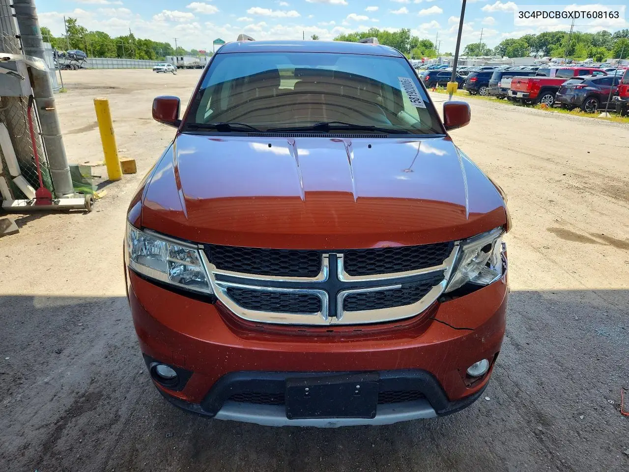 2013 Dodge Journey Sxt VIN: 3C4PDCBGXDT608163 Lot: 58192006